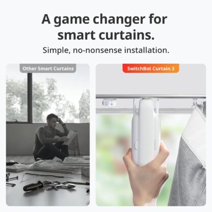 SwitchBot Smart Automatic Curtain Opener - Bluetooth Remote Control with App/Timer, Upgraded High-Performance Motor, Add SwitchBot Hub to Make it Work with Alexa, Google Home, HomeKit(Curtain 3,Rod) - Image 19