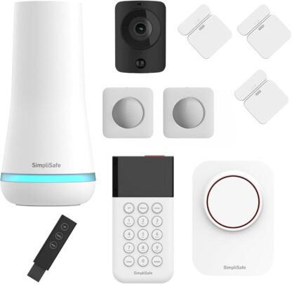 SimpliSafe Home Security System | 13 Piece Home Security Camera & Alarm System with Entry Sensor, Motion Detector & Outdoor Siren - Optional Monitoring Subscription - Compatible with Alexa - Image 10