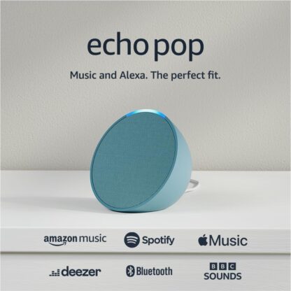 Echo Pop (Newest gen) | Full sound compact Wi-Fi and Bluetooth smart speaker with Alexa | Charcoal - Image 15