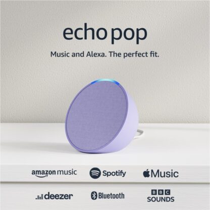 Echo Pop (Newest gen) | Full sound compact Wi-Fi and Bluetooth smart speaker with Alexa | Charcoal - Image 19