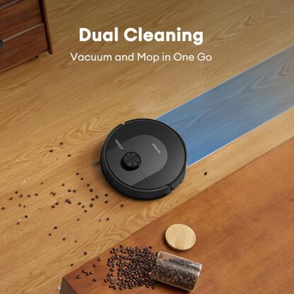 Ultenic D10 Powerful Robot Vacuum Cleaner with Mop 5000Pa, 15min Lidar Quick Map, Allergy Friendly, Carpet Auto-boost, Time Scheduled, Siri/Alexa/Google/APP Remote Control Hoover for Floor Pet Hair - Image 7