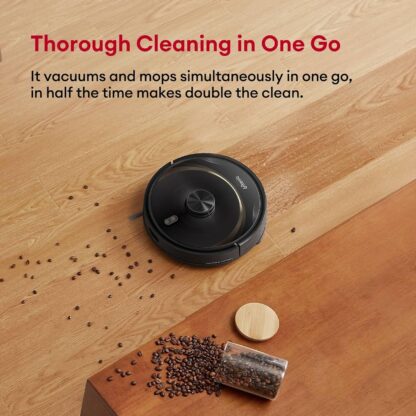 Ultenic D10 Powerful Robot Vacuum Cleaner with Mop 5000Pa, 15min Lidar Quick Map, Allergy Friendly, Carpet Auto-boost, Time Scheduled, Siri/Alexa/Google/APP Remote Control Hoover for Floor Pet Hair - Image 17