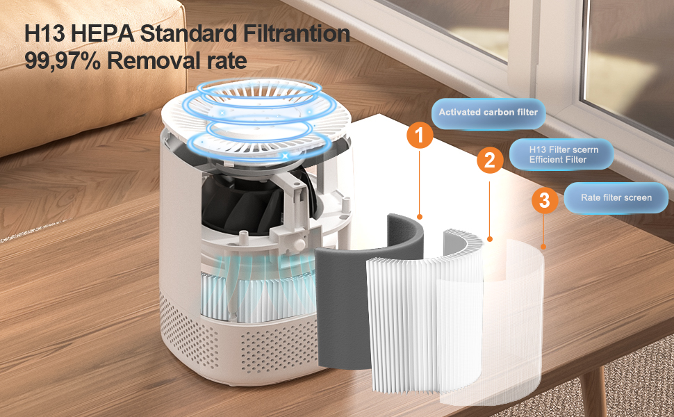 HEPA filtration level