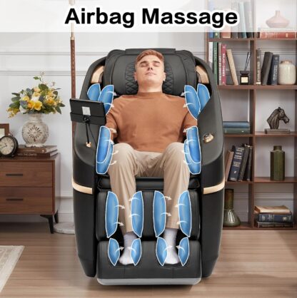 ROTAI Full Body Massage Chair,Zero Gravity Massage Chair for Home,Back Massagers for Pain Relief,Rocking Chair with Heat - Image 6