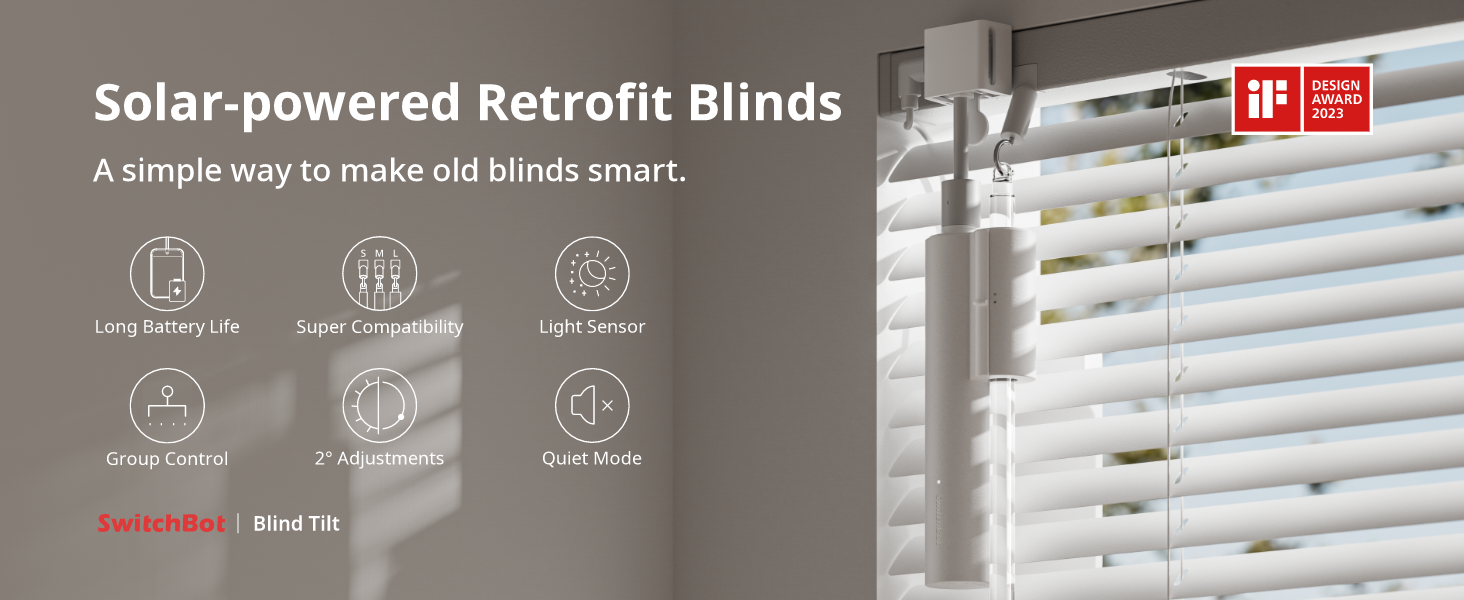 SwitchBot Blind Tilt Motorized Blinds