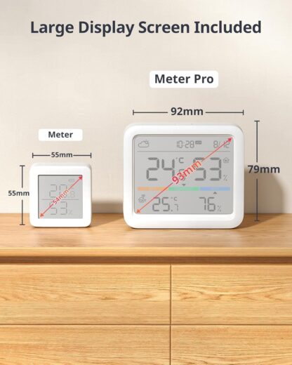 SwitchBot WiFi Weather Stations with Outdoor Sensor Wireless UK, Temperature Humidity Monitor with Date and Weather Forecast, Matter Hub Makes Station Work with Alexa, Apple Homekit, Google Home - Image 11