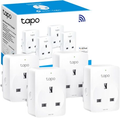 Tapo Smart Plug Wi-Fi Outlet, Works with Amazon Alexa & Google Home,Max 10A Wireless Smart Socket, Device Sharing, No Energy Monitoring, Alexa Plug, No Hub Required,Tapo P100(4-pack)(package may vary)