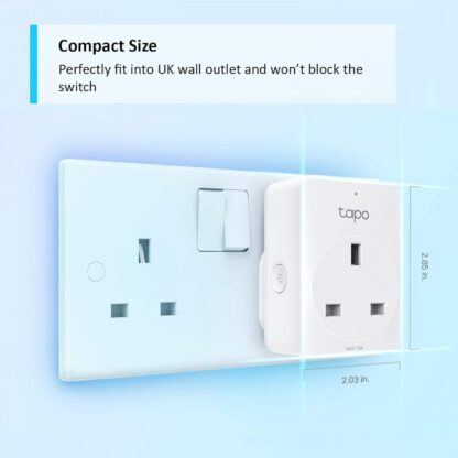 Tapo Smart Plug Wi-Fi Outlet, Works with Amazon Alexa & Google Home,Max 10A Wireless Smart Socket, Device Sharing, No Energy Monitoring, Alexa Plug, No Hub Required,Tapo P100(4-pack)(package may vary) - Image 10