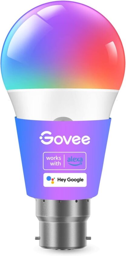 Govee RGBWW Smart Bulb, WiFi Alexa Light Bulbs B22, 54 Dynamic Scenes, 800LM, Music Sync, DIY 16 Million Color, Work with Alexa & Google Assistant, 2 Packs - Image 12