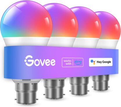 Govee RGBWW Smart Bulb, WiFi Alexa Light Bulbs B22, 54 Dynamic Scenes, 800LM, Music Sync, DIY 16 Million Color, Work with Alexa & Google Assistant, 2 Packs - Image 21