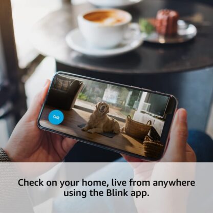 Blink Mini | Indoor plug-in pet security camera, 1080p HD day and night video, motion detection, two-way audio, easy setup, Alexa enabled — 1 camera (White) - Image 4