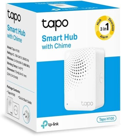 Tapo Smart Iot Hub with Chime, Work with Tapo Smart Switch, Button and Sensor, Connect Up to 64 Device, 19 Ringtone Options, No Wiring Required (Tapo H100) - Image 8