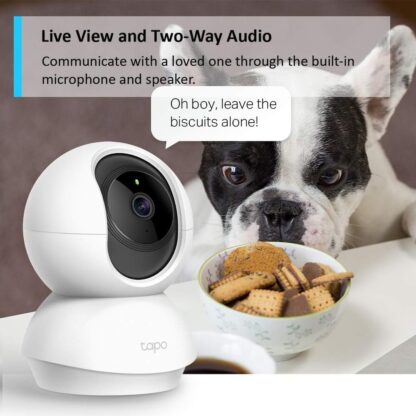 Tapo Wifi Camera, Indoor Camera for Security, 1080p Pet Camera, Wireless 360° for Baby Monitor, AI Monitor,Smart Motion Detection & Tracking,Night Vision, Works with Alexa&Google (TC70) No Monthly Fee - Image 4