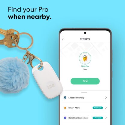 Tile Pro (2022) Bluetooth Item Finder, 1 Pack, 120m finding range, works with Alexa and Google Smart Home, iOS and Android Compatible, Find your Keys, Remotes & More, Black - Image 10