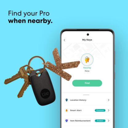 Tile Pro (2022) Bluetooth Item Finder, 1 Pack, 120m finding range, works with Alexa and Google Smart Home, iOS and Android Compatible, Find your Keys, Remotes & More, Black - Image 15