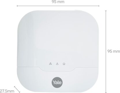 Yale IA-320 Sync Smart Home Alarm 6 piece kit. Includes Sync Alarm Hub, External Siren, 1x Door/Window Contacts, 2x PIR Motion Detector, Keypad. Works with Alexa, Google Assistant & Philips Hue - Image 2