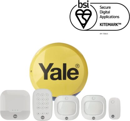 Yale IA-320 Sync Smart Home Alarm 6 piece kit. Includes Sync Alarm Hub, External Siren, 1x Door/Window Contacts, 2x PIR Motion Detector, Keypad. Works with Alexa, Google Assistant & Philips Hue - Image 7