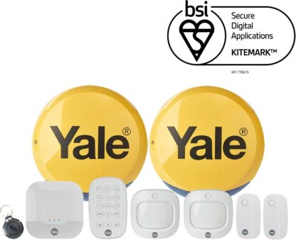 Yale IA-320 Sync Smart Home Alarm 6 piece kit. Includes Sync Alarm Hub, External Siren, 1x Door/Window Contacts, 2x PIR Motion Detector, Keypad. Works with Alexa, Google Assistant & Philips Hue - Image 12