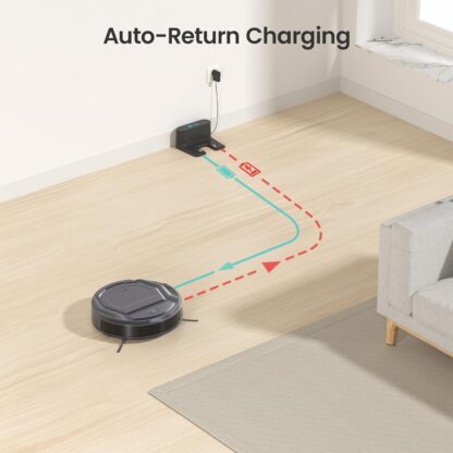 Lefant M210P Robot Vacuum Cleaner, Featured Carpet Cleaner Small Robot 7.8cm Thin 28cm DIA, Robotic Vacuum Alexa Voice Control Self-Charging Ideal for Pet Hair Hard Floor and Carpet - Image 19