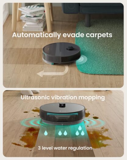 Lefant M210P Robot Vacuum Cleaner, Featured Carpet Cleaner Small Robot 7.8cm Thin 28cm DIA, Robotic Vacuum Alexa Voice Control Self-Charging Ideal for Pet Hair Hard Floor and Carpet - Image 32