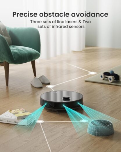 Lefant M210P Robot Vacuum Cleaner, Featured Carpet Cleaner Small Robot 7.8cm Thin 28cm DIA, Robotic Vacuum Alexa Voice Control Self-Charging Ideal for Pet Hair Hard Floor and Carpet - Image 36