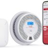 X-Sense Smart Smoke and Carbon Monoxide Alarm Combo 1 SC07-MR with 1 SBS50 Base Station, Interlinked Smoke Alarm and Carbon Monoxide Detector Compatible with X-Sense Home Security App, SC07-MR11