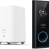 eufy Security, Video Doorbell S220 2K (Battery-Powered) with HomeBase, 2K HD, No Monthly Fee, On-Device AI Detection,16GB Local Storage, Simple Self-Installation, Compatible Devices