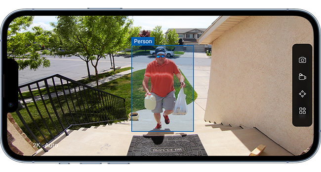 2K Battery-Powered Video Doorbell, Full View, Full Security: Your Doorway Defender