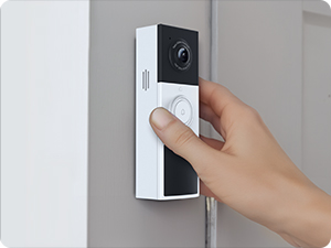 2K Battery-Powered Video Doorbell, Full View, Full Security: Your Doorway Defender