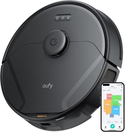 eufy Omni C20 Robot Vacuum Cleaner with Mop, All-in-One Station, 7,000 Pa, 3.35-Inch Ultra-Slim Body, Auto Emptying, Mop Washing and Drying for Hands-Free Cleaning, Mop Lifting and Carpet Detection - Image 9