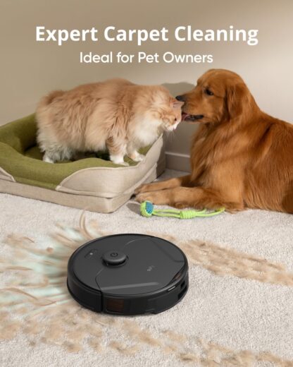 eufy Omni C20 Robot Vacuum Cleaner with Mop, All-in-One Station, 7,000 Pa, 3.35-Inch Ultra-Slim Body, Auto Emptying, Mop Washing and Drying for Hands-Free Cleaning, Mop Lifting and Carpet Detection - Image 15