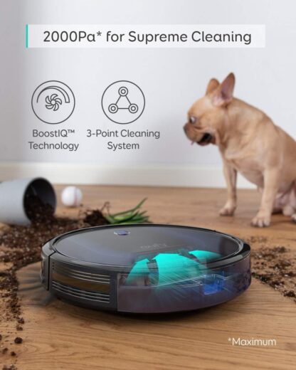 eufy Omni C20 Robot Vacuum Cleaner with Mop, All-in-One Station, 7,000 Pa, 3.35-Inch Ultra-Slim Body, Auto Emptying, Mop Washing and Drying for Hands-Free Cleaning, Mop Lifting and Carpet Detection - Image 23